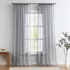 Cannon Sheer Window Panel Pair Curtains, Front