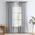 Cannon Sheer Window Panel Pair Curtains, Front