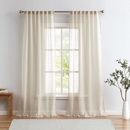 Cannon Sheer Window Panel Pair Curtains - primary