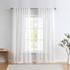 Cannon Sheer Window Panel Pair Curtains, Front