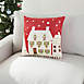 Mina Victory Christmas House Light Up Decorative Throw Pillow, alternative image