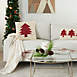 Mina Victory Christmas Tree Hook Decorative Square Throw Pillow, alternative image