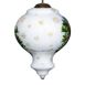 Inner Beauty Here Comes Santa Claus Christmas Ornament, Back