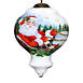 Inner Beauty Here Comes Santa Claus Christmas Ornament, Front