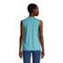 Women's Power Performance Quarter Zip Sleeveless Polo, Back