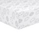 Trend Lab Clouds Jersey Fitted Crib Sheet, Front