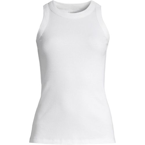 Women's Plus Size 2x2 Rib Crew Neck Tank Top - image 2