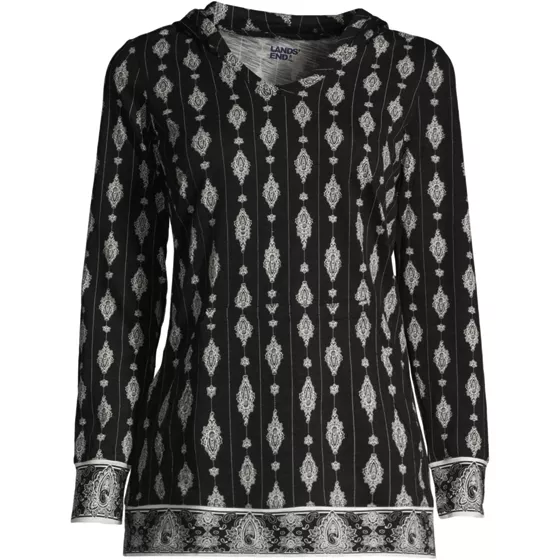 Women's Slub Jersey Hooded Tunic - primary