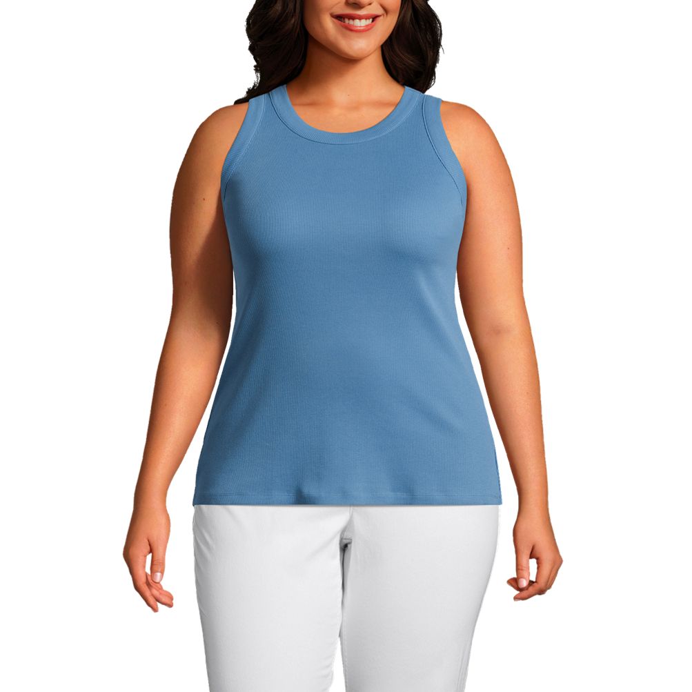 Women's plus size shop cotton tank tops