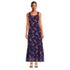 Women's Cotton Modal Square Neck Tiered Maxi Dress, Front