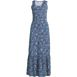 Women's Cotton Modal Square Neck Tiered Maxi Dress, Front