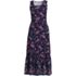 Women's Cotton Modal Square Neck Tiered Maxi Dress, Front