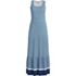 Women's Cotton Modal Square Neck Tiered Maxi Dress, Front