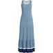 Women's Petite Cotton Modal Square Neck Tiered Maxi Dress, Front