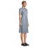 Women's Rayon Short Sleeve Button Front Dress, alternative image