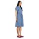 Women's Rayon Short Sleeve Button Front Dress, alternative image