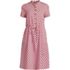 Women's Rayon Short Sleeve Button Front Dress, Front