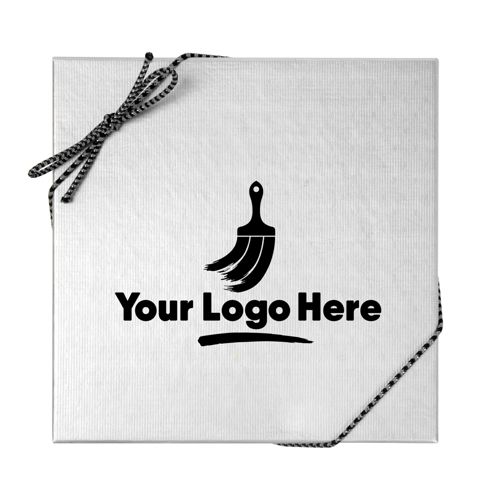 Chocolate Truffles with Custom Logo Gift Box - 4 Pieces