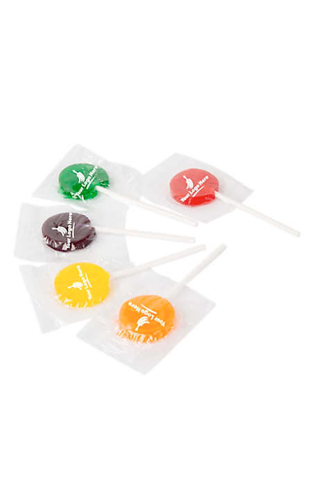 Lollipop Suckers with Custom Logo Wrappers