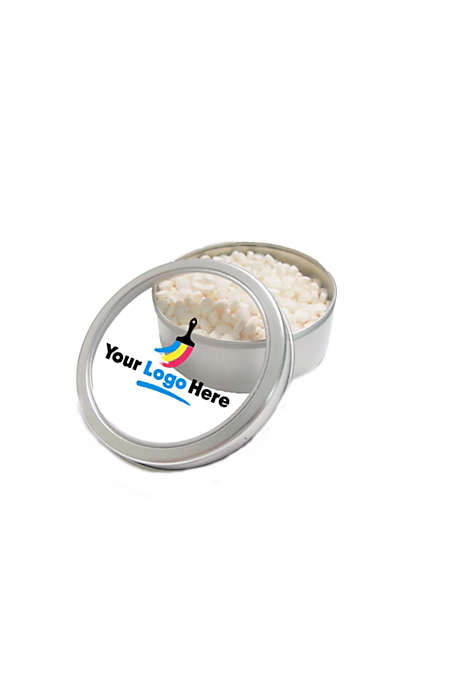 MicroMints with Custom Logo Large Top View Tin