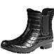 Roma Boots Women's Chelsea Croc Emboss Rain Boots, Front