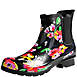 Roma Boots Women's Chelsea Print Rain Boots, Front