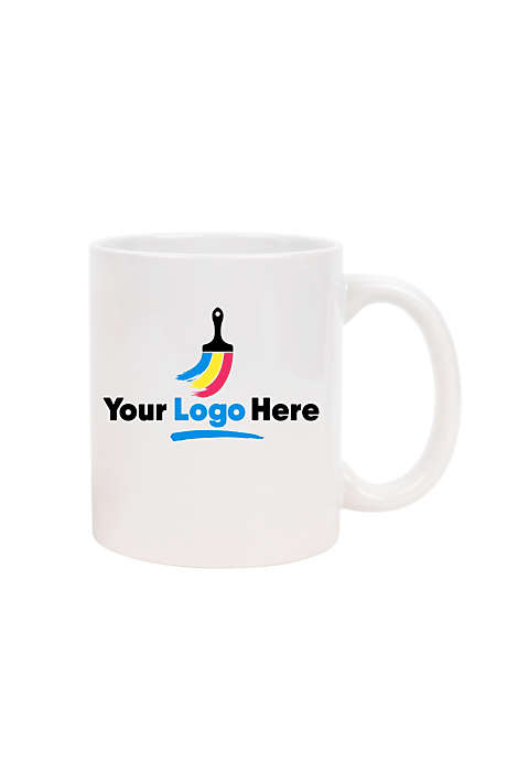 11oz Full Color Custom Logo Ceramic Coffee Mug