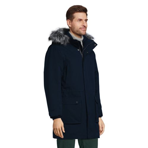 Parka Homme À Capuche Fourrure CT 08 - Veste D'hiver Homme