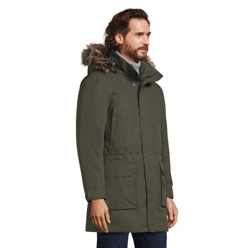 Parka Homme À Capuche Fourrure CT 08 - Veste D'hiver Homme