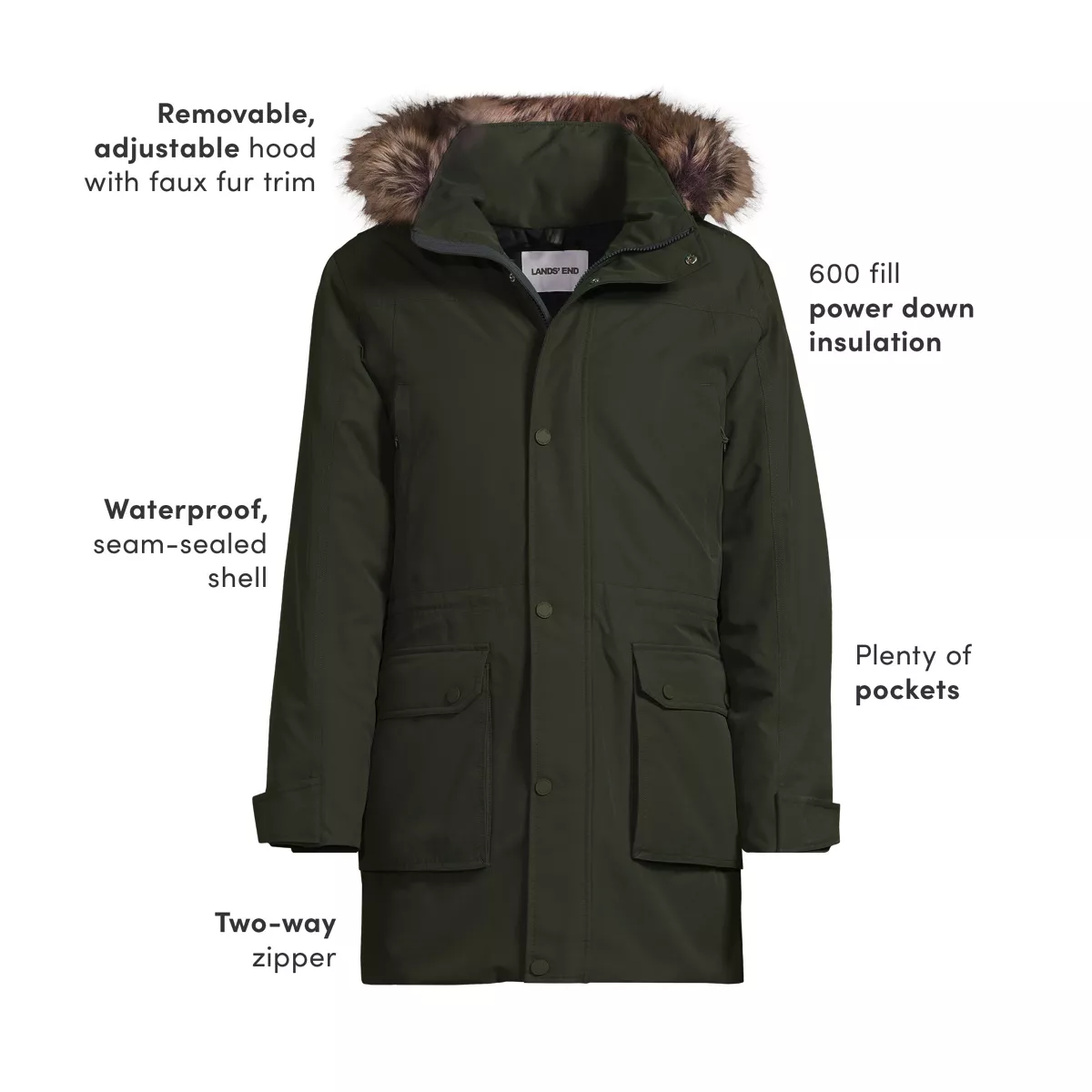 Men's Expedition Waterproof Winter Down Parka