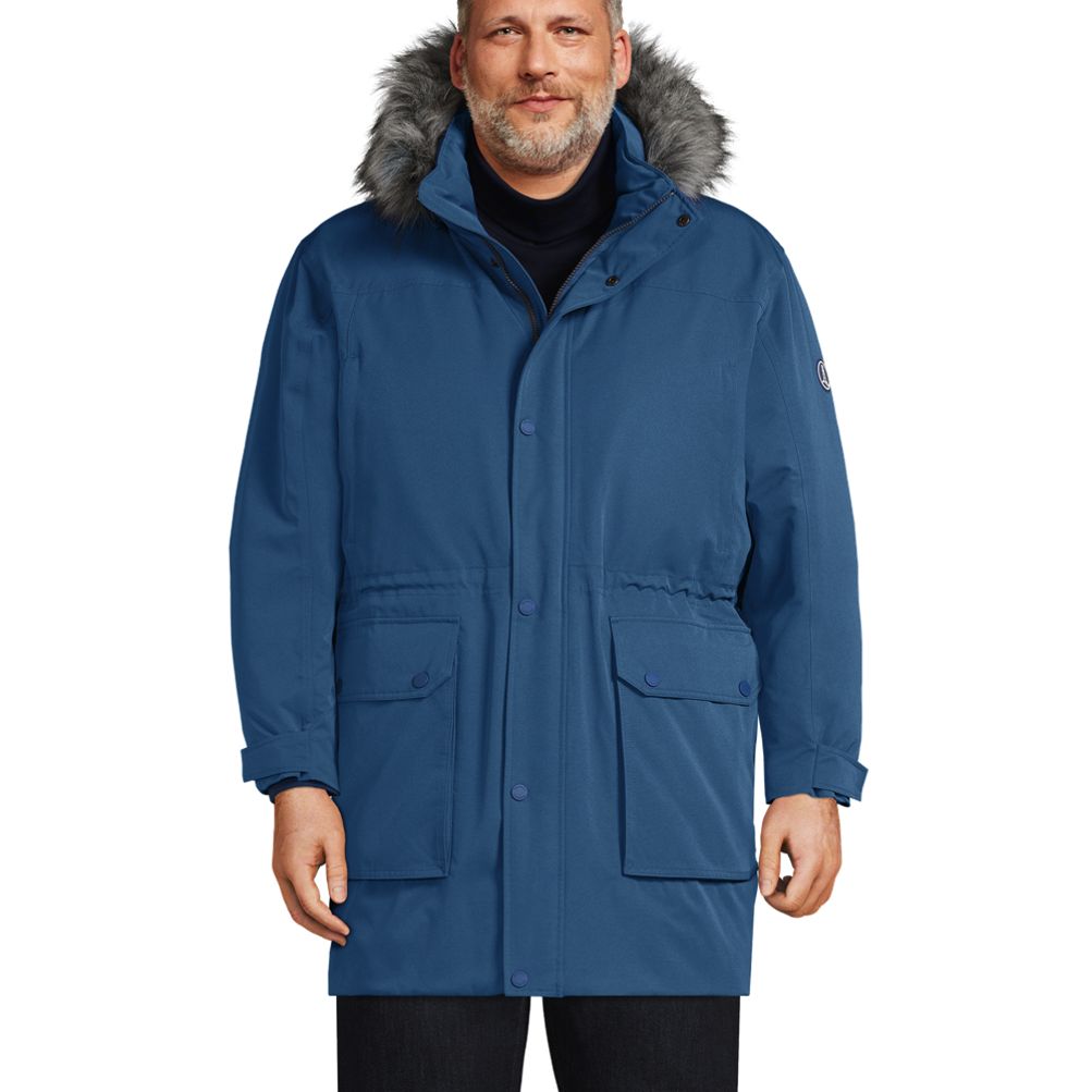 Men's Big Expedition Waterproof Winter Down Parka | Lands' End