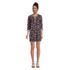 Women's Cotton Jersey V-neck Tunic Swim Cover-up Shirtdress, alternative image