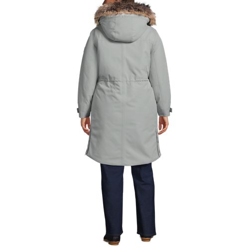 Women's Plus Size Expedition Down Waterproof Winter Parka, Back