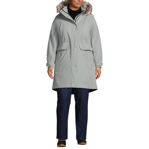 Women's Plus Size Expedition Down Waterproof Winter Parka, Front