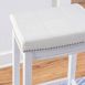 Linon Home Camas White Barstool, alternative image