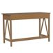 Linon Home Torridon Wood Desk, Back