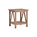 Linon Home Torridon Wood End Table, Front