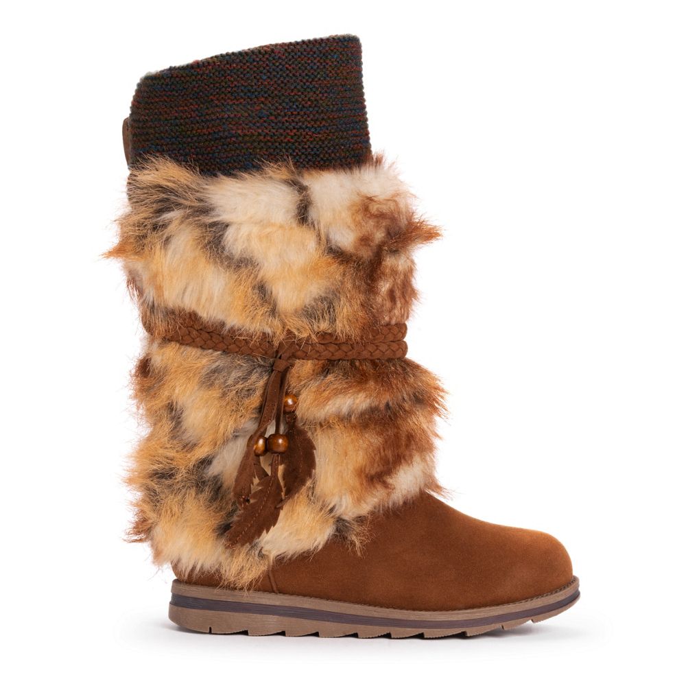 Muk Luks Women's Sigrid Leela Too Faux Fur Boots