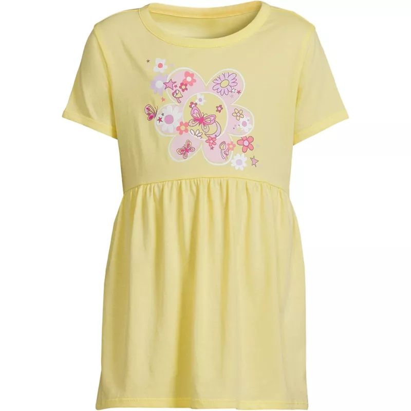 Girls Short Sleeve Tunic Top, Front