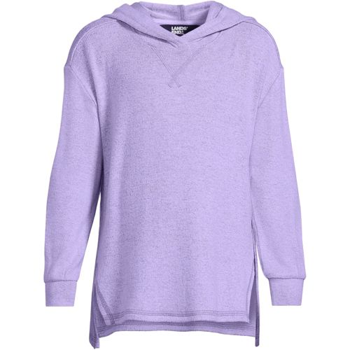 Girls Long Sleeve Hooded Cozy Top