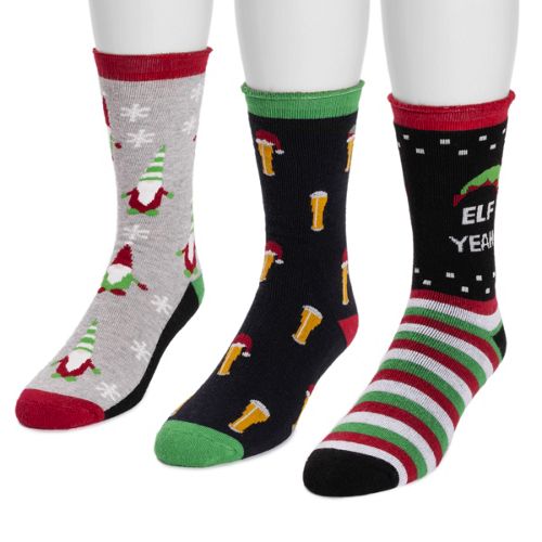 Boy/Girl Soft Cute Christmas Holiday Casual Cotton Socks,3 pack 