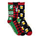 Muk Luks Men's 3 pack Christmas Socks, Front