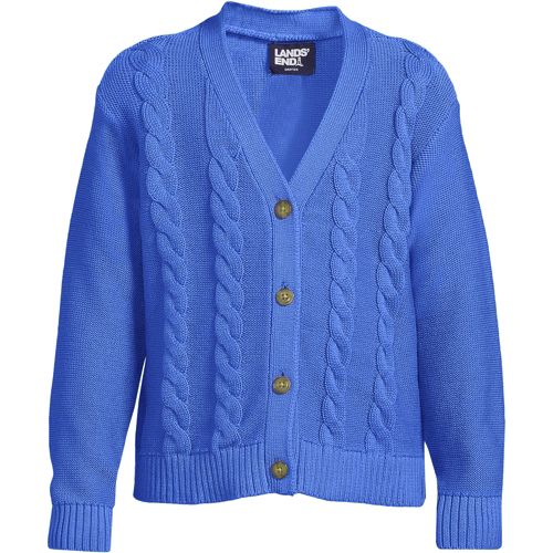 Lands end outlet lofty cable cardigan