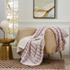 Blue Ridge Home Fashions MicroMink Sherpa Reversible Throw Blanket, alternative image