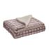 Blue Ridge Home Fashions MicroMink Sherpa Reversible Throw Blanket, alternative image