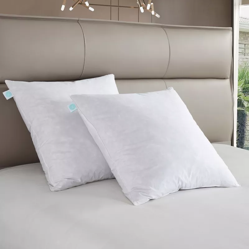 Martha Stewart European Square Feather Firm Pillow 2 Pack, alternative image