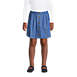 Girls Chambray Twirl Skirt, Front