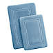 Truly Calm HeiQ AntiMicrobial Memory Foam Bath Rugs- Set of 2, Front