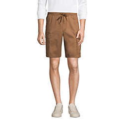 Landscap_Men shorts Sports Work Casual Classic Fit Short Pants Sportwear Club Shorts Elastic-Waist Drawstring Shorts 