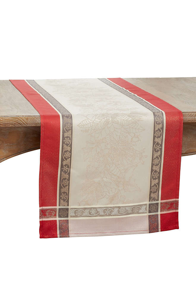 SARO LIFESTYLE 2853.KH1672B Cachi Collection Plaid Design Cotton Table Runner 16 x 72 Khaki